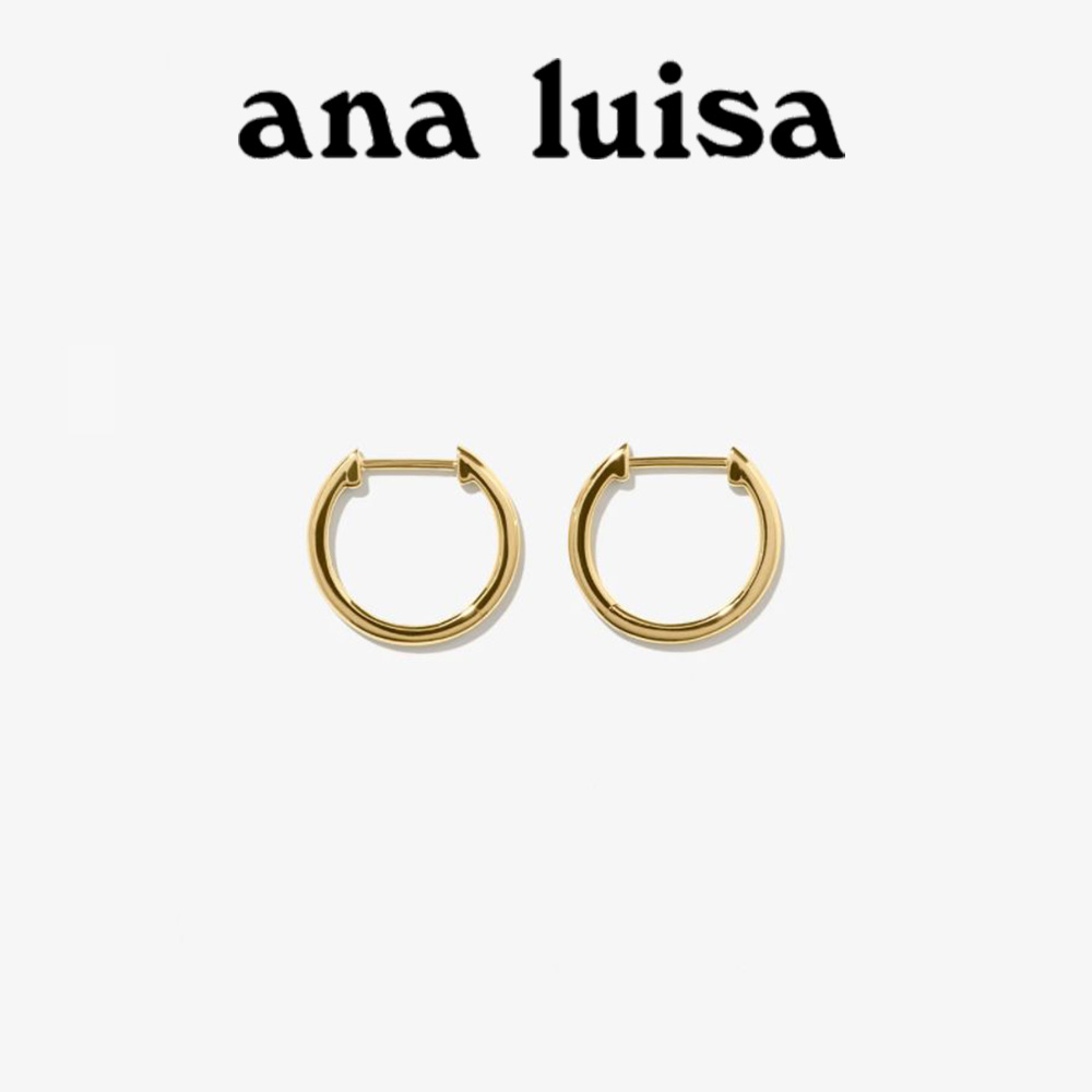 Amazon.co.jp: ana luisa アナルイサ ツイストフープピアス／14K