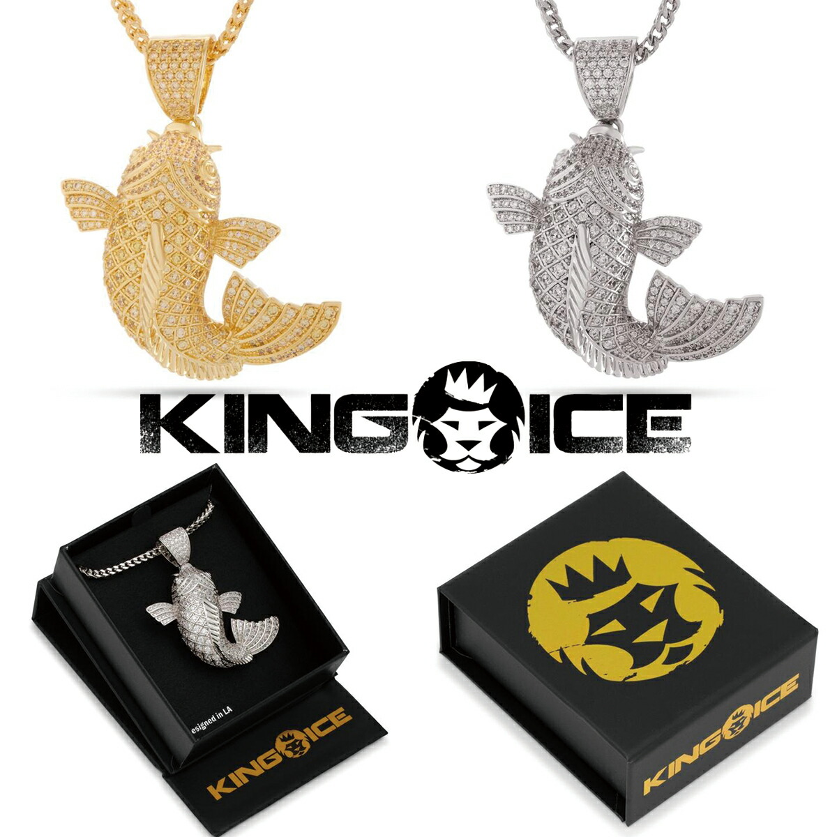 楽天市場】KING ICE キングアイス ネックレス チェーン DONUT