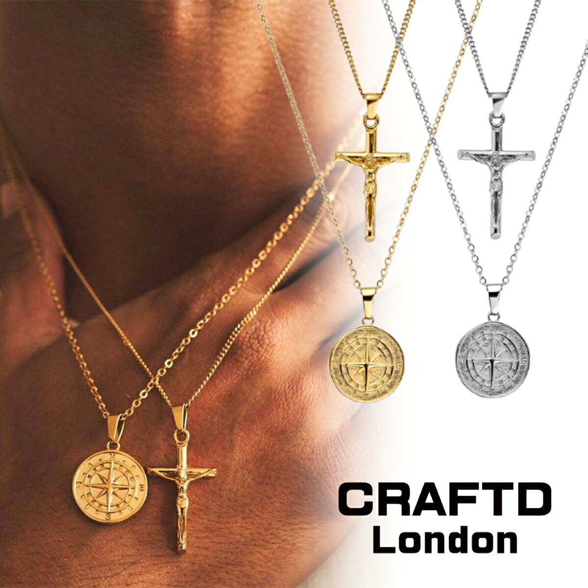 楽天市場】CRAFTD London ネックレス 2点セット WING SET メンズ