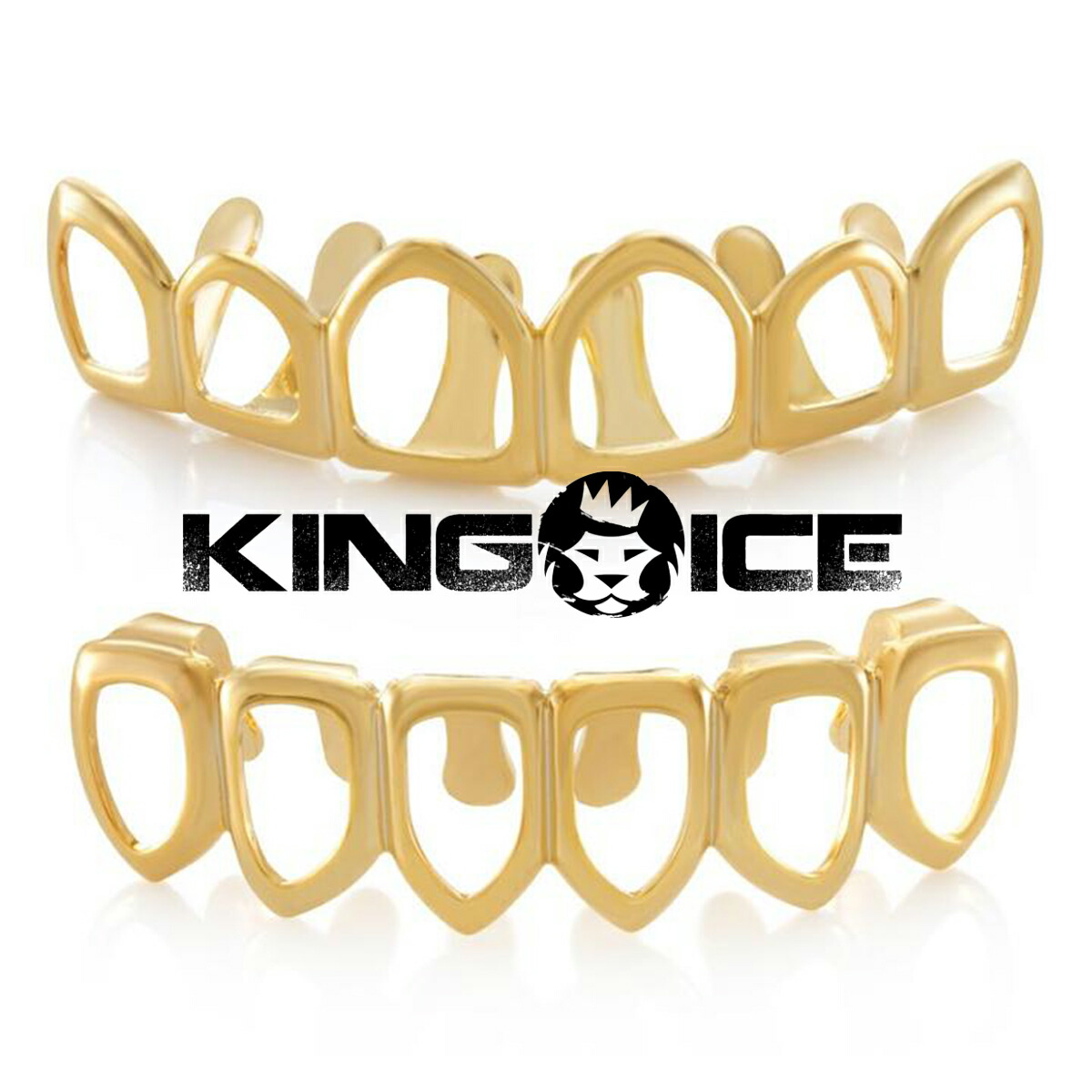 楽天市場】KING ICE キングアイス ICED CUBAN GRILLZ グリル14k