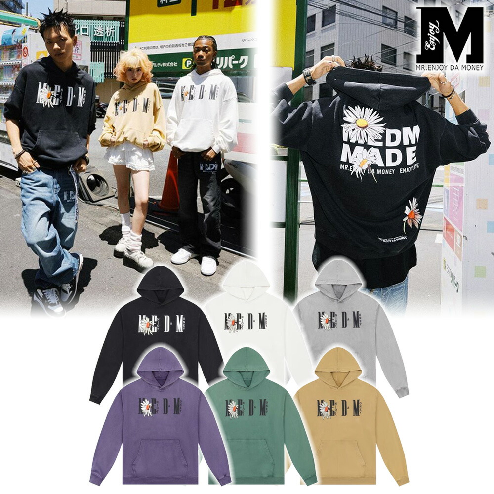 楽天市場】MEDM ジップパーカー ミスターエンジョイダマネー