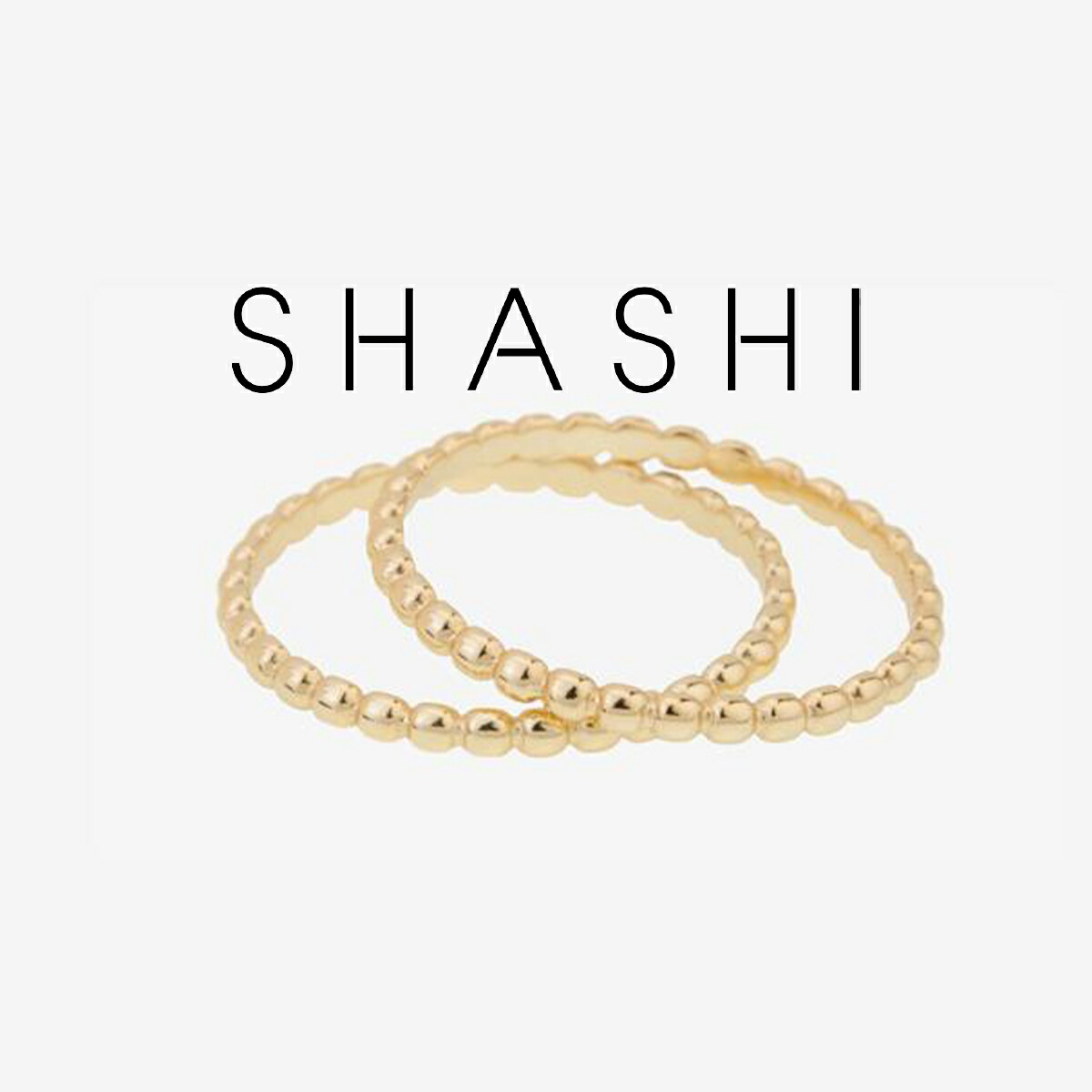 楽天市場】SHASHI シャシ 指輪 リング Classique Ring Set