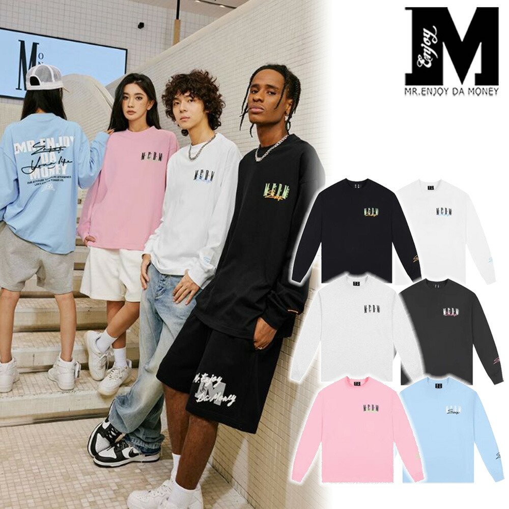MEDM ロゴプリントジップ 長袖Tシャツ  スタジャン 男女兼用 MEDM ロゴプリントジップ 長袖Tシャツ スタジャン 男女兼用 (MR