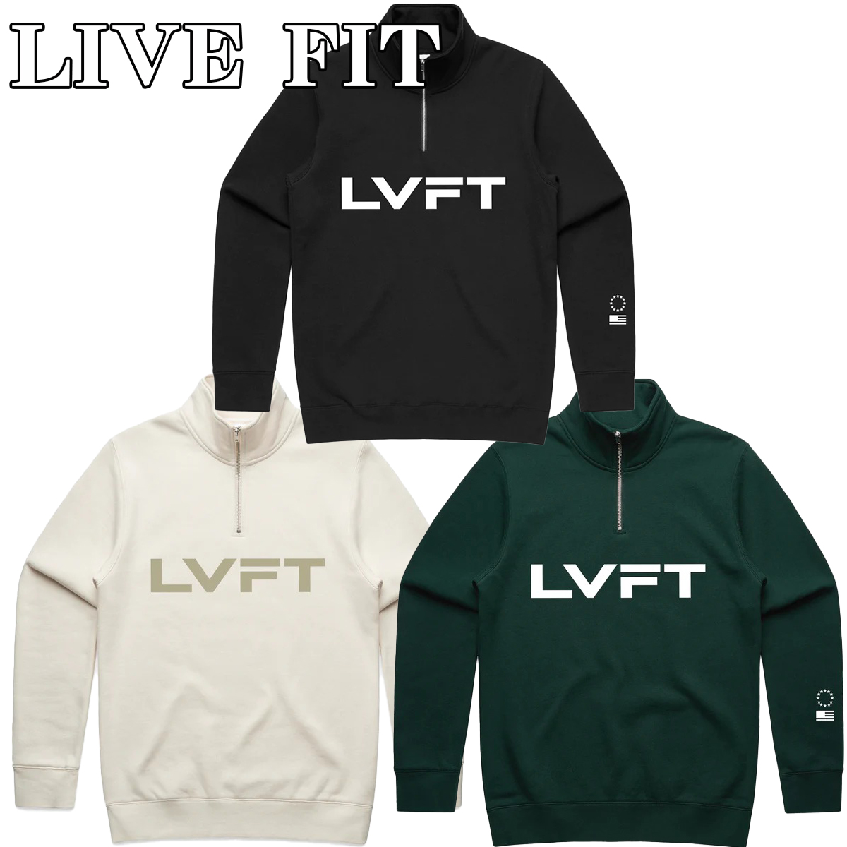 楽天市場】リブフィット LIVE FIT BLOCK CREWNECK スウェット