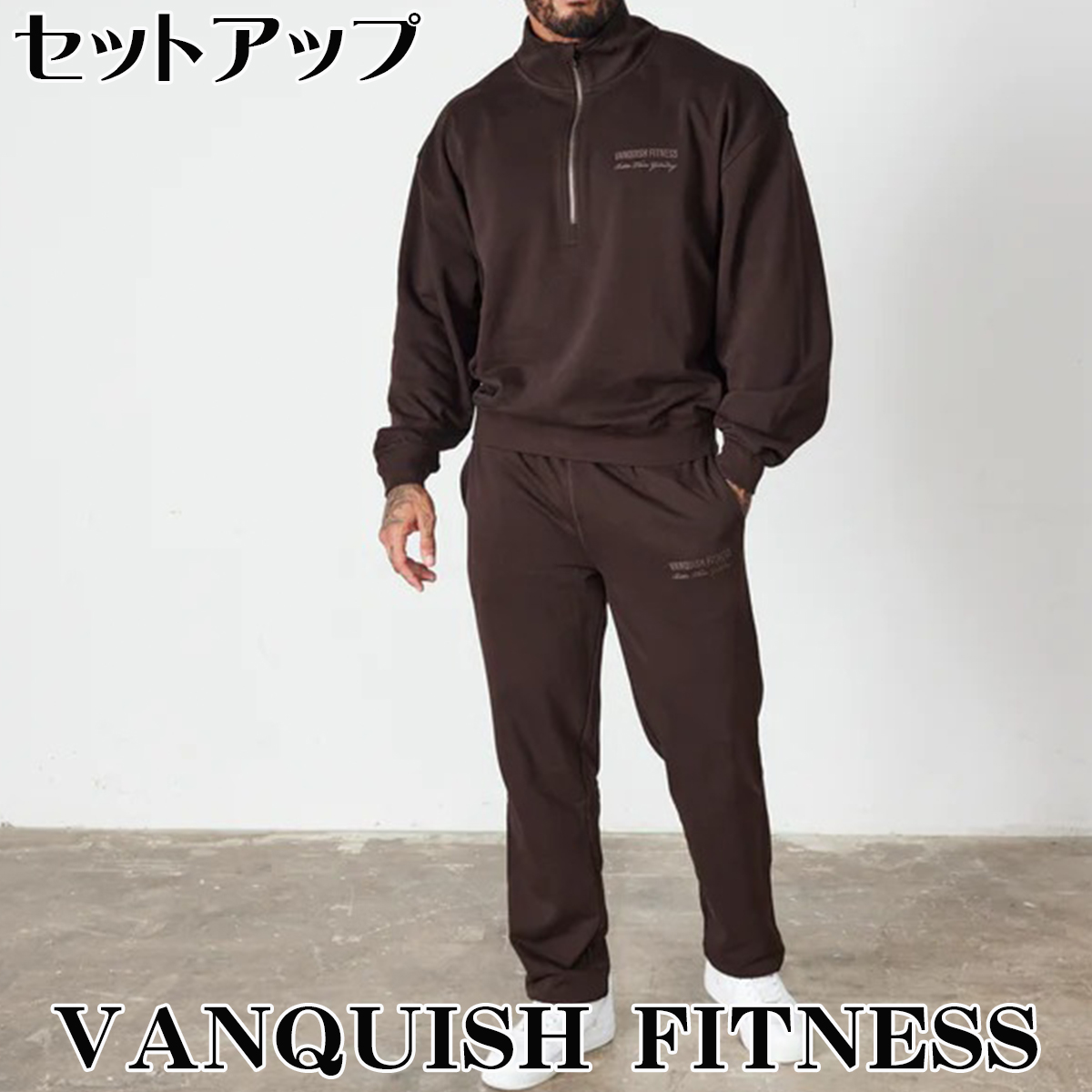 楽天市場】VANQUISH FITNESS ヴァンキッシュ セットアップ VANQUISH 