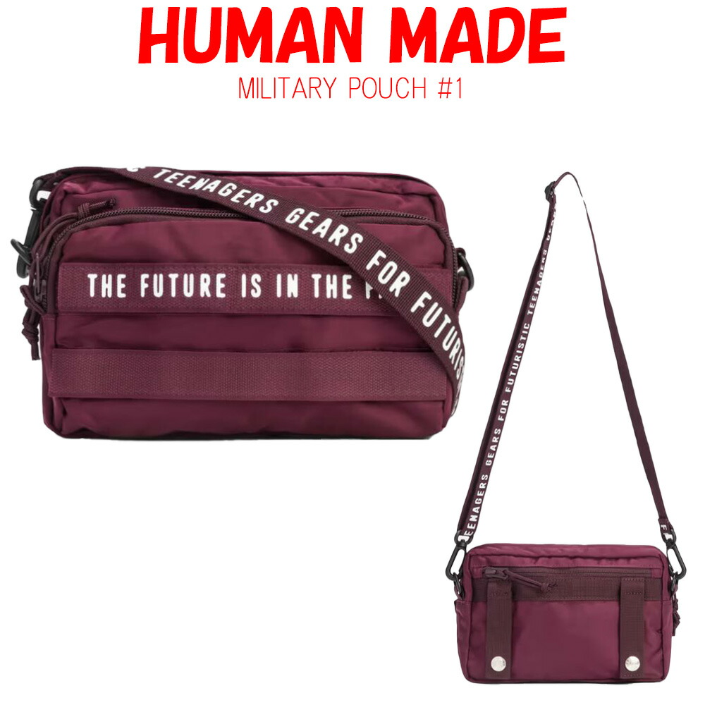 楽天市場】HUMAN MADE ヒューマンメイド MILITARY POUCH #2 ショルダー 