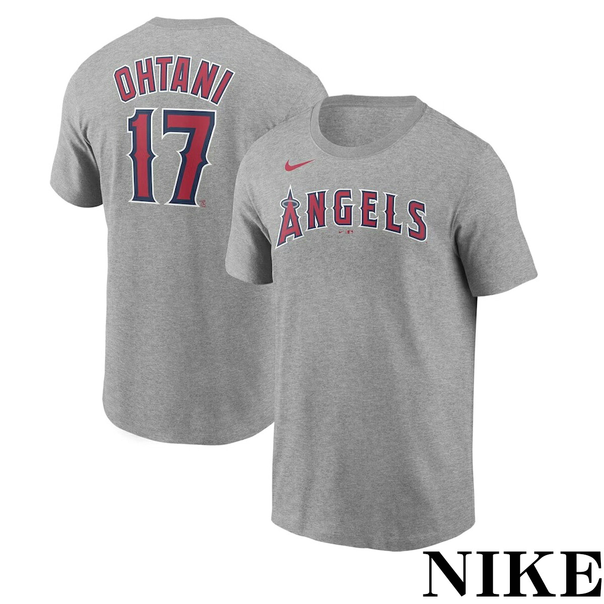 天使の都市 エンゼルス プルオーバー MLB 公式的 17 NIKE ナイキ T プルオーバー ロイヤル US大きさ 外国で押さえる 半袖 置き目品[御召しもの]ユ00582
