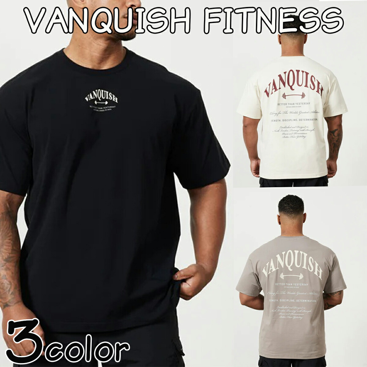 Amazon.co.jp: Vanquish Fitness T-shirt, TOKYO OVERSIZED T