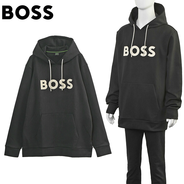ボス BOSS 立体ロゴ パーカー 50551457-002 BLACK【新作】【エントリーでポイント5倍】｜ＩＭＰＯＲＴＢＲＡＮＤ　ＪＰ