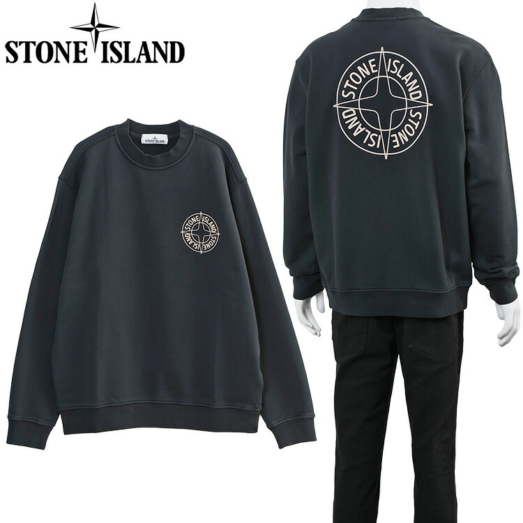 ストーンアイランド STONE ISLAND 調教師 オーバーサイズフィット L1S156100001S0283-V0020 ネイビーブルー【新作】