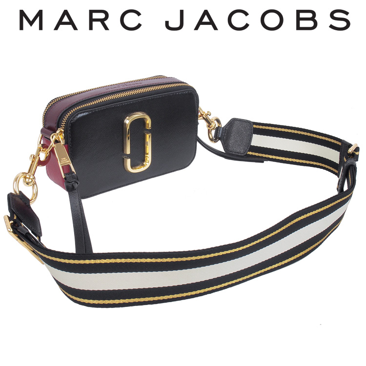 マークジェイコブス Marc Jacobs ザ スナップショットシュート 2way カバン 肩バッグ クラッチバッグ M 011 Black Red The Snapshot バッグ ショルダーバッグ The Snapshot 011 Black Redm Pasadenasportsnow Com