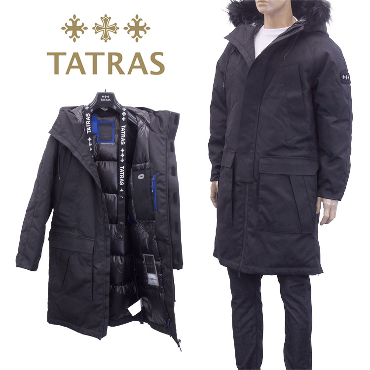 モッズコート フェイクファー Tatras バックパック Tatras ストラップ タトラス Grecale 01 01 Black Mtlaa4117 D Grecale Tatras タトラス ダウンコート グルカーレ ショルダーストラップ Mtlaa4117 D Grecale 01 Black アウター ｉｍｐｏｒｔｂｒａｎｄ ｊｐ