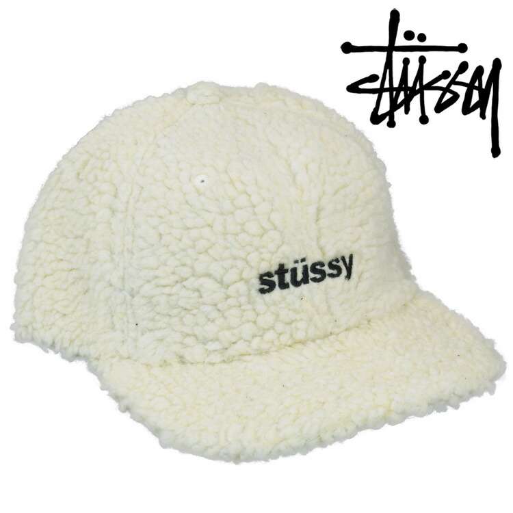 ステューシー Stussy 殻パフリースロープロ王冠 Sherpa Fleece Low Pro Cap ロゴ キャップ ハット ボア ベースボールキャップ Bbキャップ ナイロンアジャスター 131954 Natural 自然 付け届け雑貨 Stussy ボアキャップ 帽子 Natural131954 Gpcsystems Ae