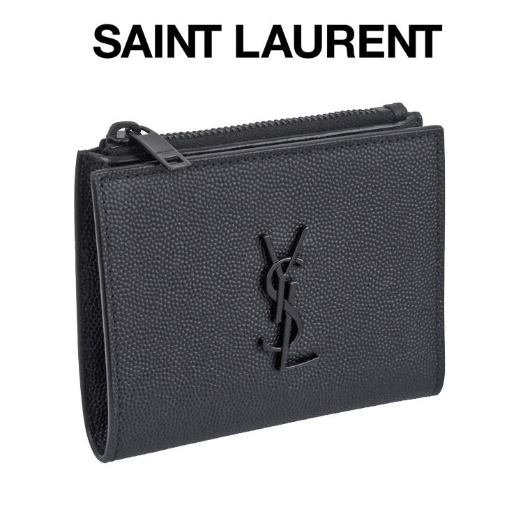 サンローラン Saint Laurent 財布 2つたたみ目財布 Ysl モノグラム ジップスコアカード実例 Bty0u 1000 付届雑貨 Saint Laurent Paris 財布 2つ折り財布 Bty0u Pasadenasportsnow Com