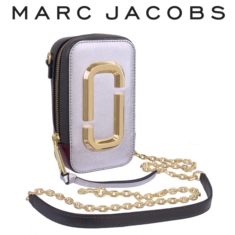 マークジェイコブス Marc Jacobs 袋 The Hot Shot 熱烈ショット 肩先バッグ M 098 Silver Multi Marc Jacobs バッグ He Hot Shot ホットショット ショルダーバッグ 098 Silver Multim Giroveloce It