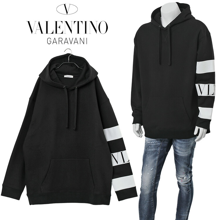 18%OFF】 ヴァレンティノ VALENTINO ボーダープリント VLTN オーバー