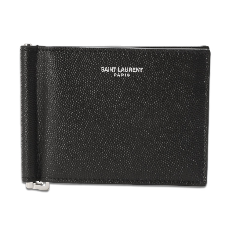 サンローラン SAINT LAURENT 二つ折り財布 マネークリップ付 378005