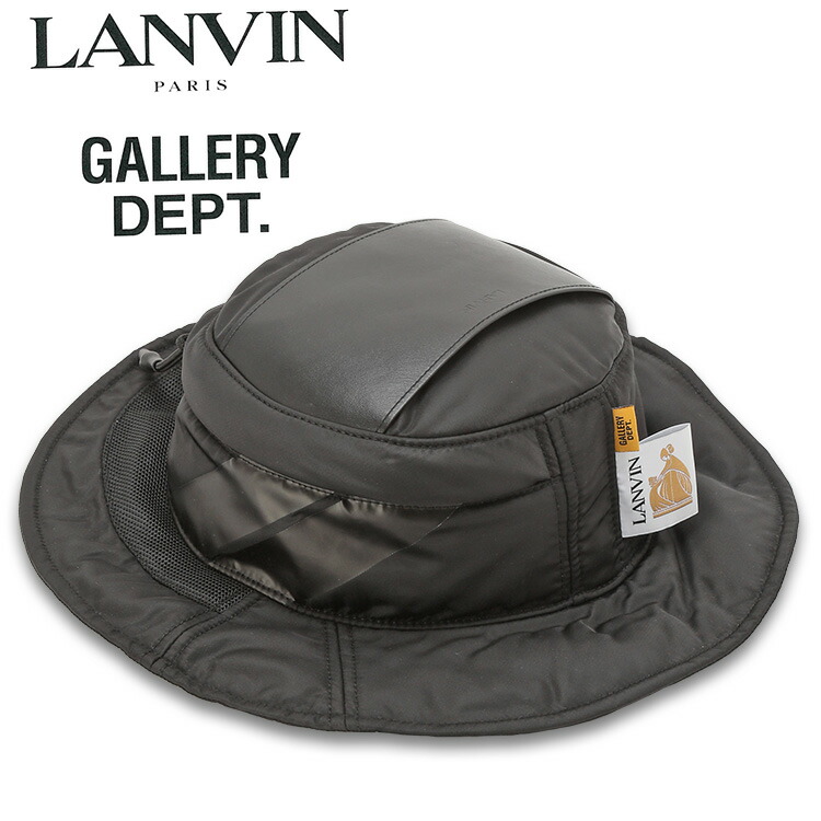 LANVIN黒いバケットハット M~Sサイズ Gallery Dept. x Lanvin バケットハット | Luce | ルーチェ