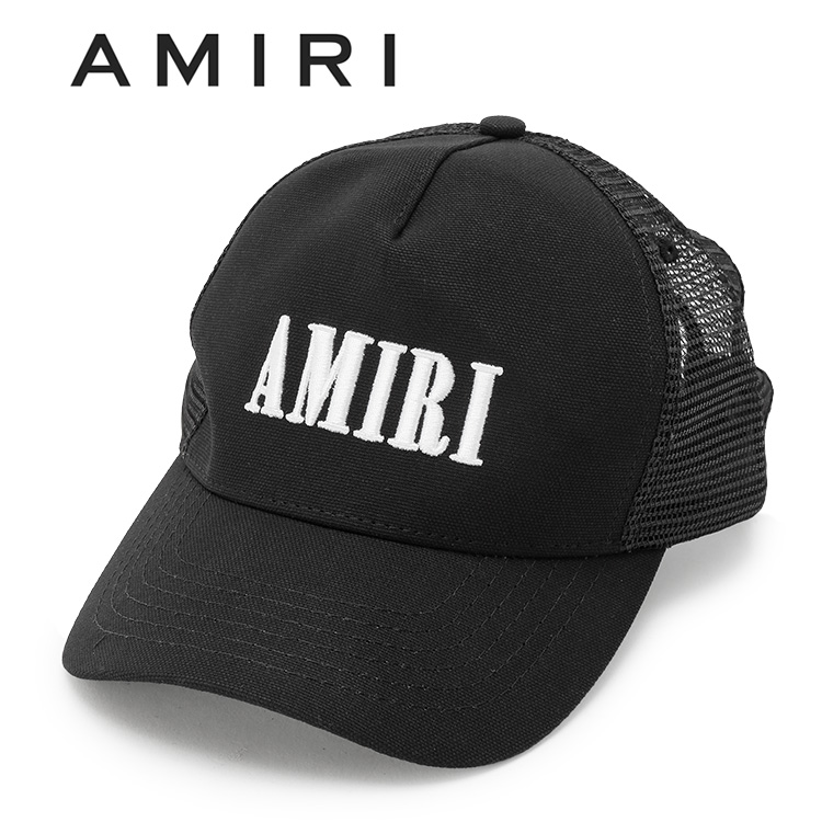 【楽天市場】【ポイント5倍】【送料無料】アミリ AMIRI コア ロゴ トラッカー ハット ベースボールキャップ XMAH001-004