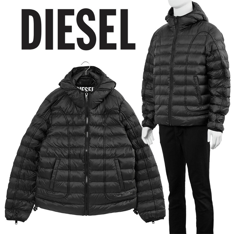 楽天市場】ディーゼル DIESEL オーバルD ホーキル 中綿ベスト