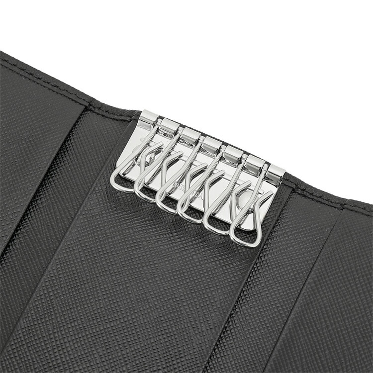 プラダ PRADA サフィアーノレザー 6連キーケース 2PG222-QHH-F0002 
