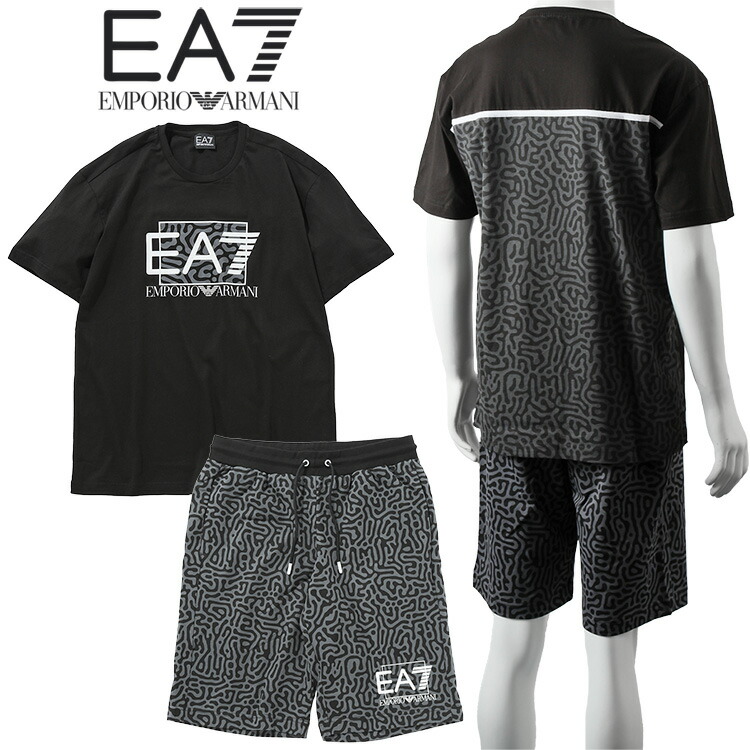 楽天市場】EA7 アルマーニ セットアップ Tシャツ × スウェット ハーフ