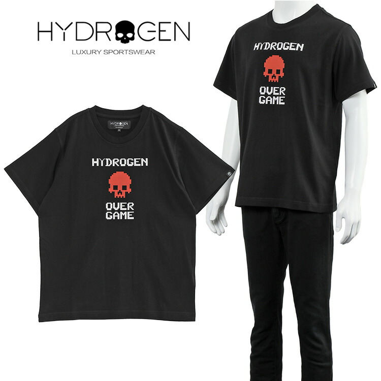 楽天市場】HYDROGEN Tシャツ ハイドロゲン スモーク スカル Tシャツ