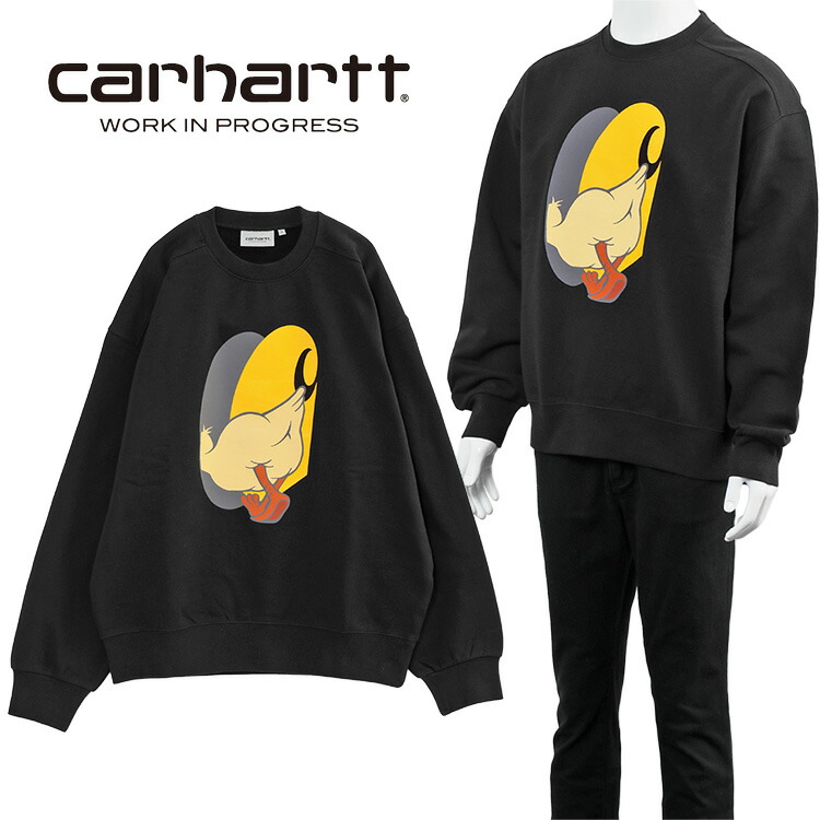 カーハート トレーナー Carhartt WIP 裏起毛 バルーンフィット I032454-89XX：ブラック【新作】 9,132円