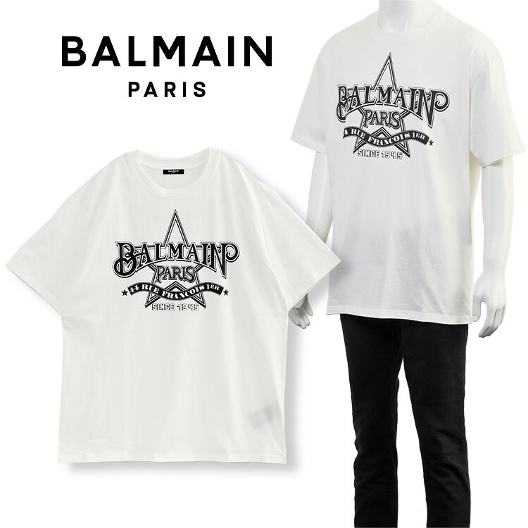 バルマン BALMAIN スター Tシャツ CH1EG000GD29-GAB【新作】【エントリーでポイント5倍】|IMPORTBRAND JP