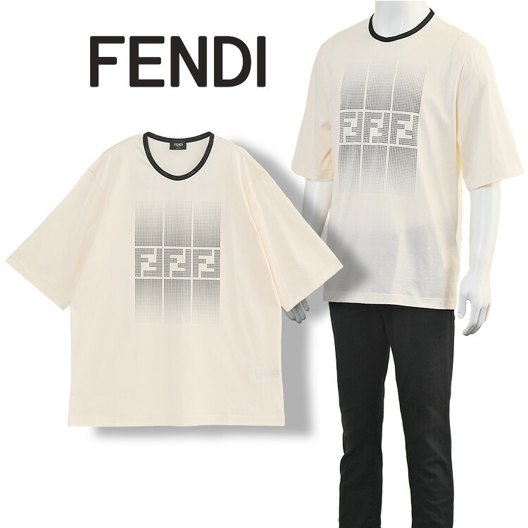 楽天市場】フェンディ Tシャツ 半袖 FENDI FY0936 A6ZL F0068N
