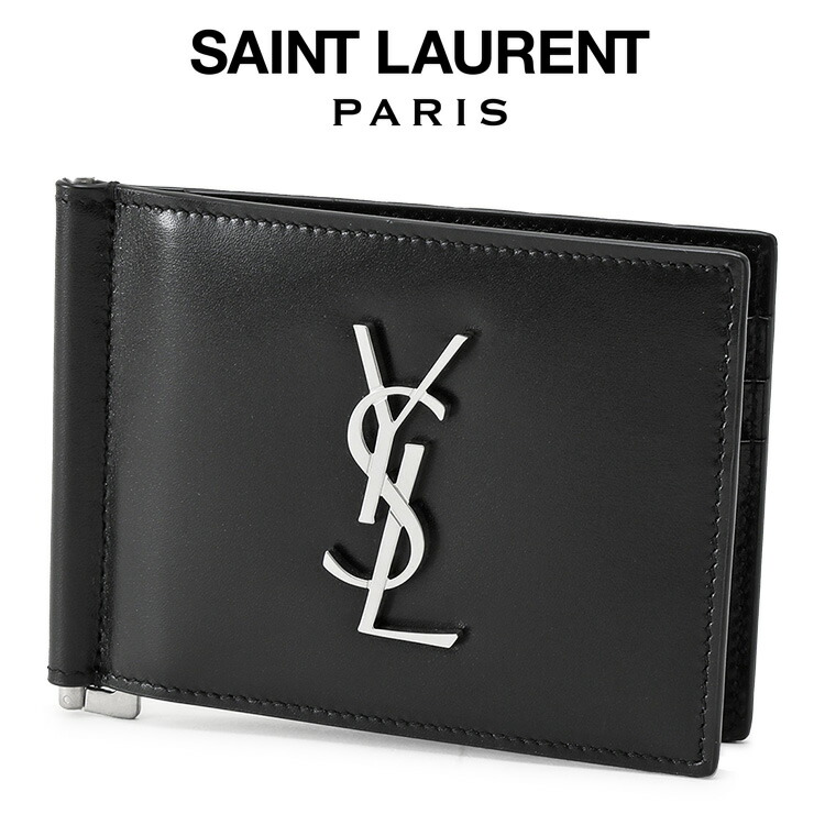 ✨美品　付属品完備✨サンローラン　マネークリップ　カサンドラ　YSL ブラック 三越伊勢丹 | SAINT LAURENT/サンローラン_women通販 | 【バッグ