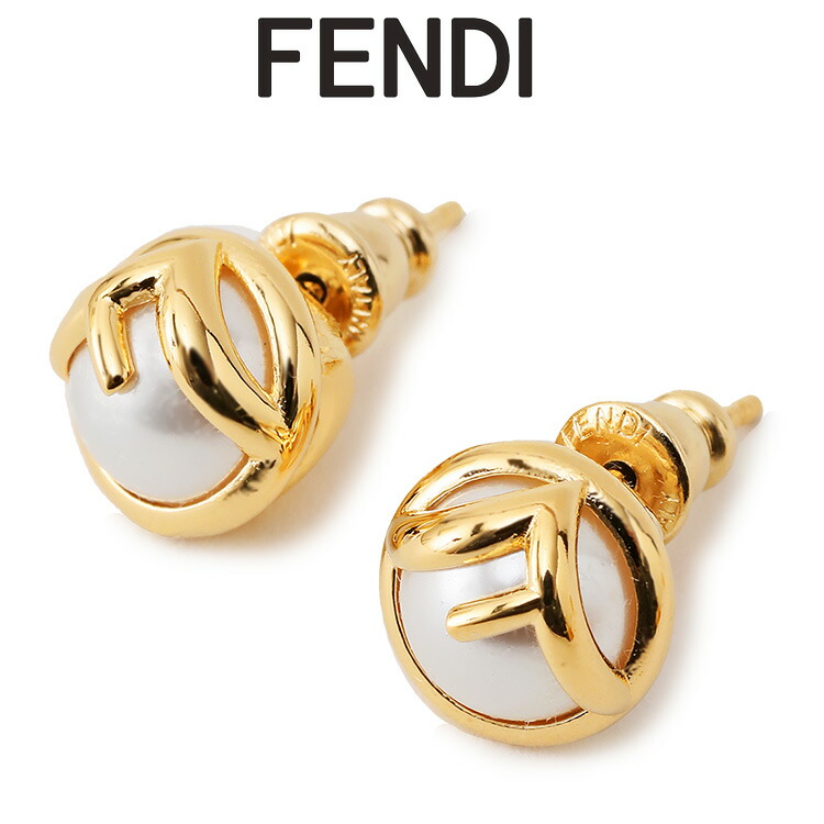 楽天市場】フェンディ FENDI ピアス FENDI O'LOCK FFロゴ パヴェ
