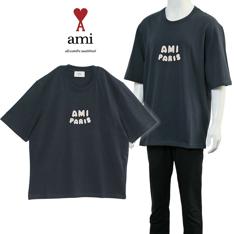 楽天市場】アミ パリス AMI Paris Ami Paris パッチ Tシャツ
