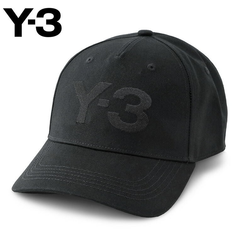 Y-3 同色ロゴ ベースボール キャップ LOGO CAP JP1143-BLACK【新作】|IMPORTBRAND JP