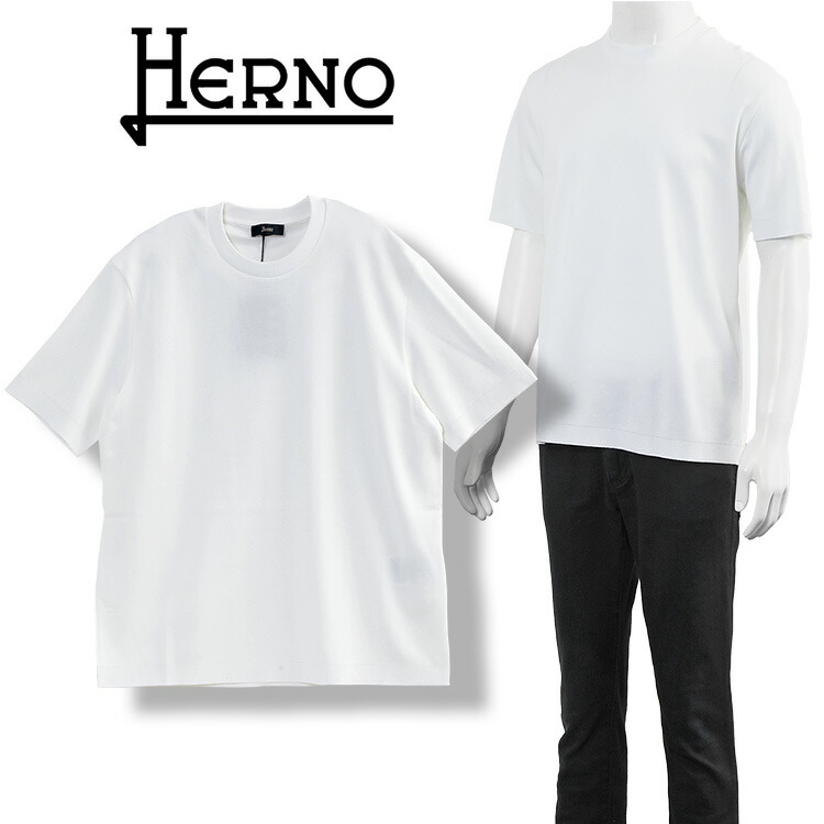 楽天市場】ヘルノ HERNO 鹿の子編 Tシャツ 刺しゅう ワン
