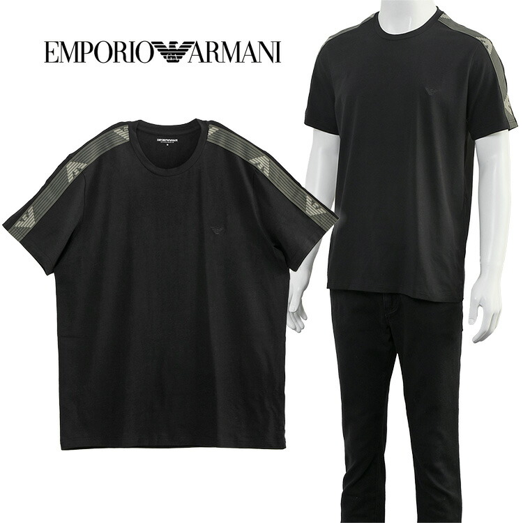 ARMANI Tシャツ 同色 ジャガードロゴ EM000943-AF10762-F0091 ARMANI Tシャツ 同色 ジャガードロゴ EM000943-AF10762-F0084