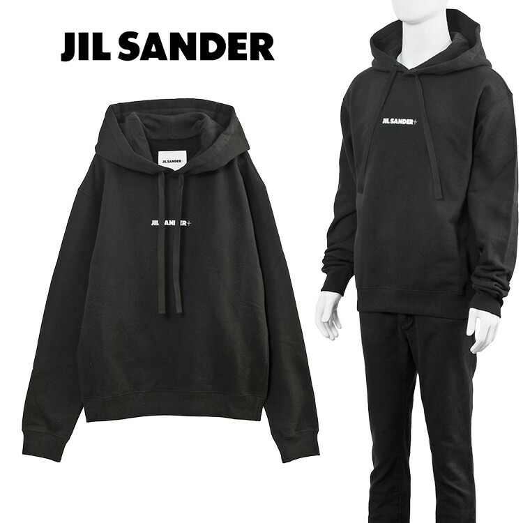 Jil sander★Jil Sander+ ロゴワッペン 長袖パーカー ブラック 楽天市場】JIL SANDER+ ジルサンダー プラス パーカー J47GU0010