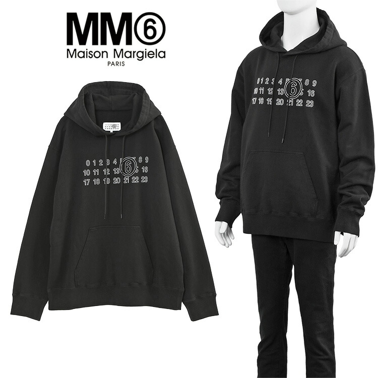 【新品未使用タグ付き✨️】MM6 スウェット ロゴプリント刺繍 MM6 by Maison Margiela ロゴプリントスウェットシャツ