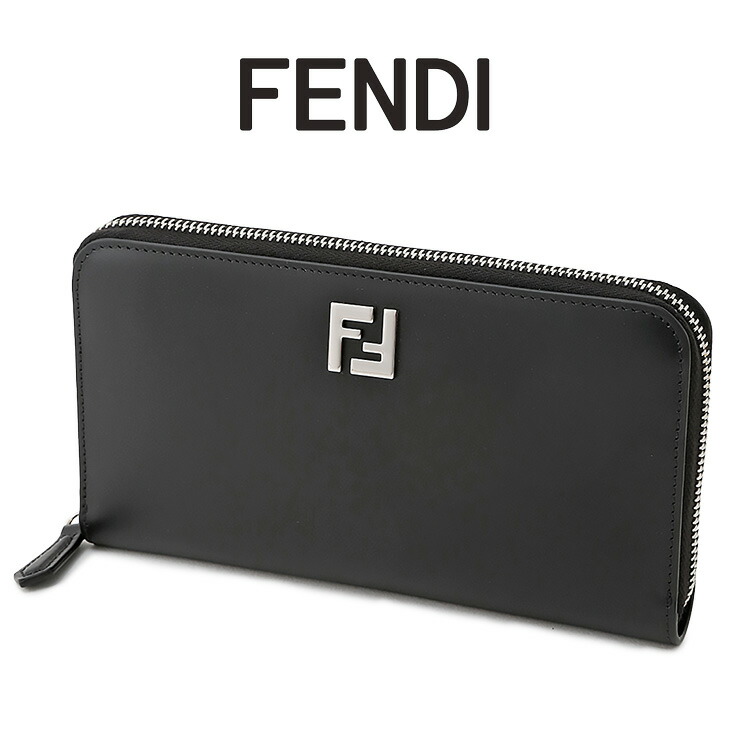 楽天市場】フェンディ FENDI ラウンドファスナー長財布 メンズ 7M0210