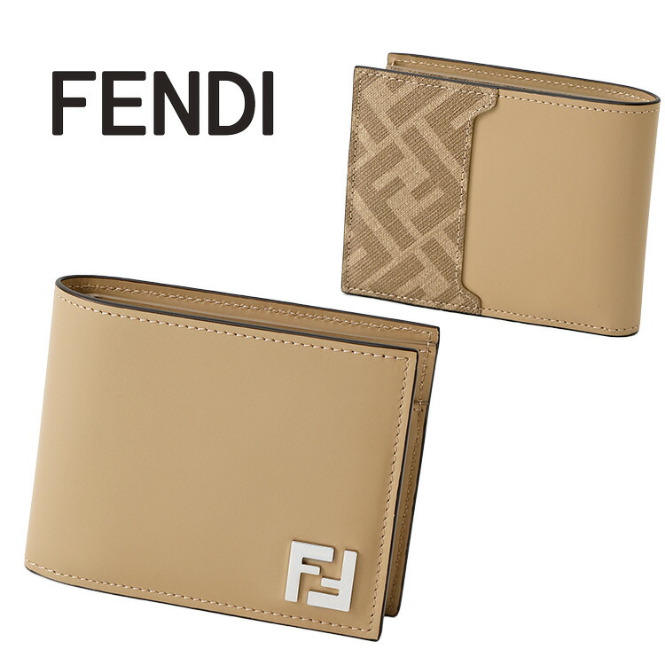 楽天市場】【財布】FENDI フェンディ ズッカ柄 FFロゴ 2つ折財布 二