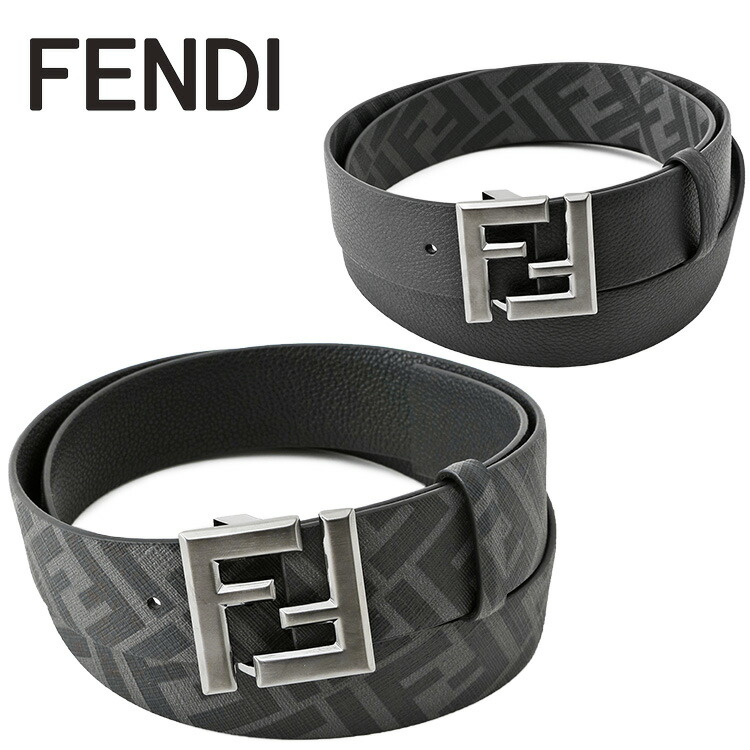 専用FENDI FFロゴベルト グレー 楽天市場】フェンディ FENDI FFスクエアベルト 7C0541-AQWH-F1TQF