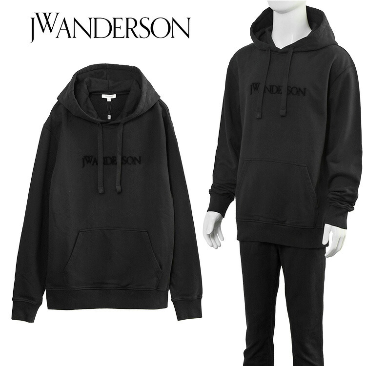 JW ANDERSON 同色 3Dロゴタイプ パーカー 古典派音楽填まる JW0214-PG1632-999【新作】