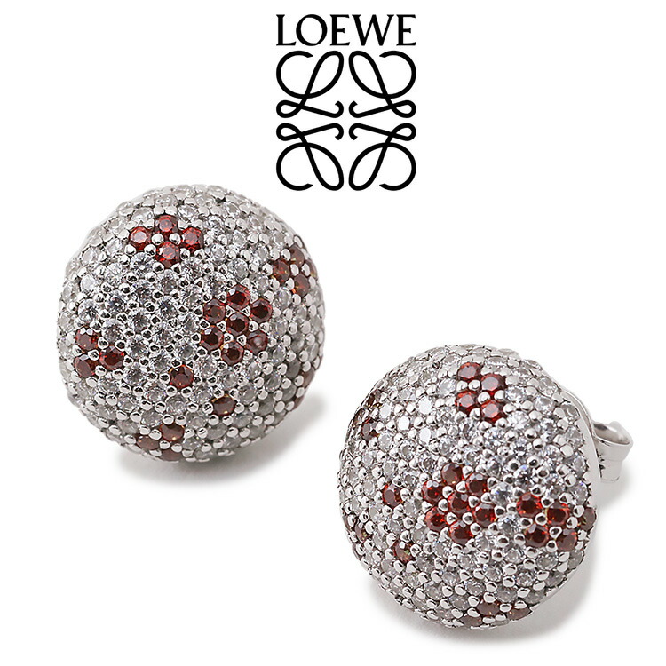 楽天市場】LOEWE ロエベ Anagram Pebble Stud Earrings