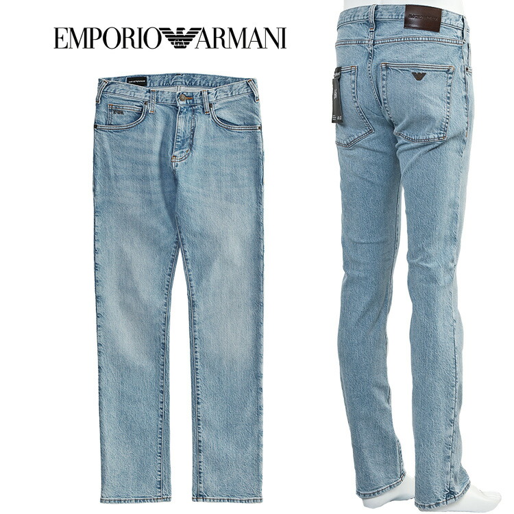 エンポリオアルマーニ EMPORIO ARMANI レギュラー相応う デニム J45 ジーンズ EM001370-AF14296-MB003【新作】