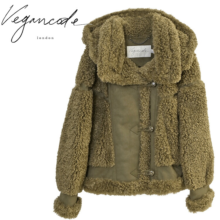 ヴィーガンコード Vegancode ダッフルジャケット BJ20039-KHAKI【新作】