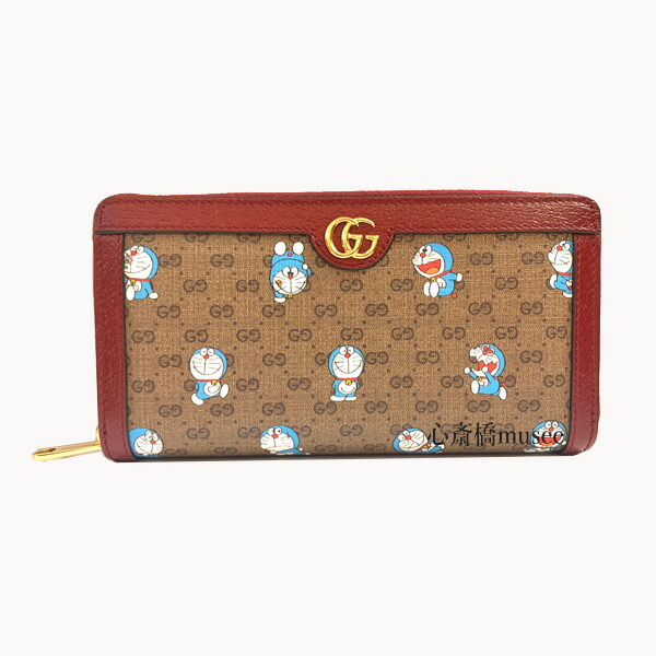 楽天市場 新品 Gucci Doraemon Gucci ドラえもん グッチ コレクション プリント Ggウォレット ロング ジッ長財布 21年 ポップアップ限定 牛柄 セピア コラボ どらえもん スペシャル ショッパー ラッピング 藤子プロ 21ss 心斎橋ミュゼ