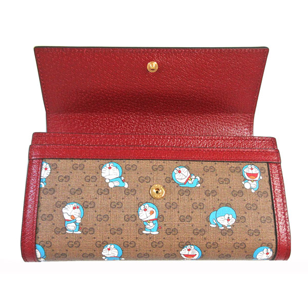 新品 Gucci Doraemon Gucci ドラえもん グッチ コレクション プリント Ggウォレット ロング フラップ 長財布 21年限定 コラボ どらえもん 水色 スペシャル ショッパー ラッピング Mergertraininginstitute Com