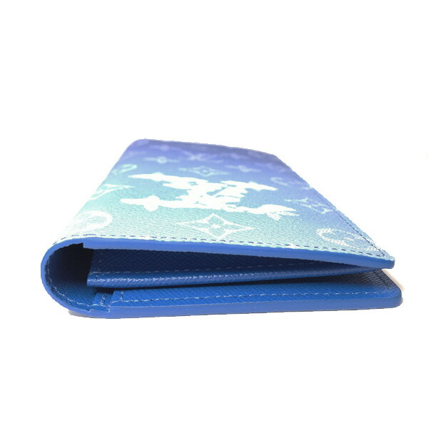 ルイヴィトン 21aw 長財布 ブラザ メンズコレクション 長財布 新品 ブラザ Vuitton 限定 箱 限定 ルイヴィトン メンズ 秋冬コレクション Louis 21年 ポルトフォイユ ブラザ モノグラムクラウズ ブラザ M ブルー 長財布 限定 箱 リボン ラッピング