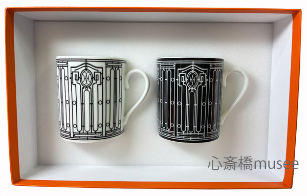 ブランド Hermes - エルメス マグカップ Hデコ ホワイトの通販 by 