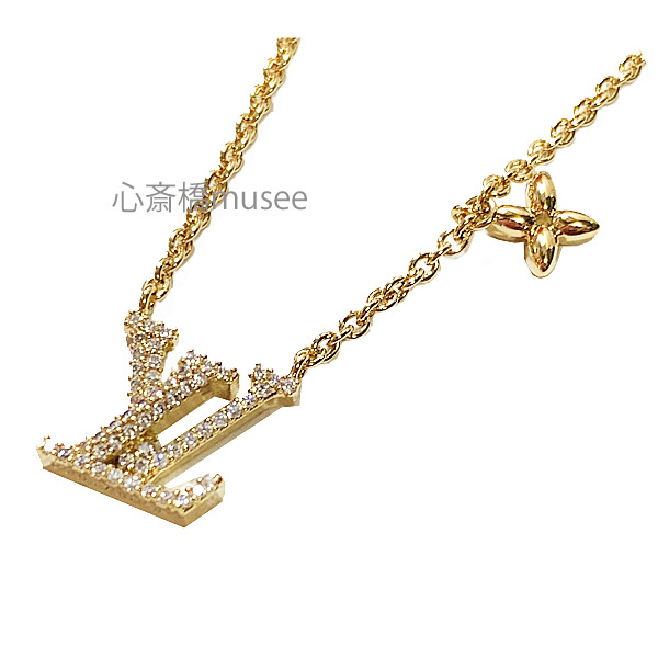 LOUIS VUITTON ゴールドM00596 ネックレス LV アイコニック LOUIS VUITTON ルイヴィトン ネックレス LV アイコニック